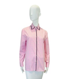Prada Gingham-Check Cotton Shirt