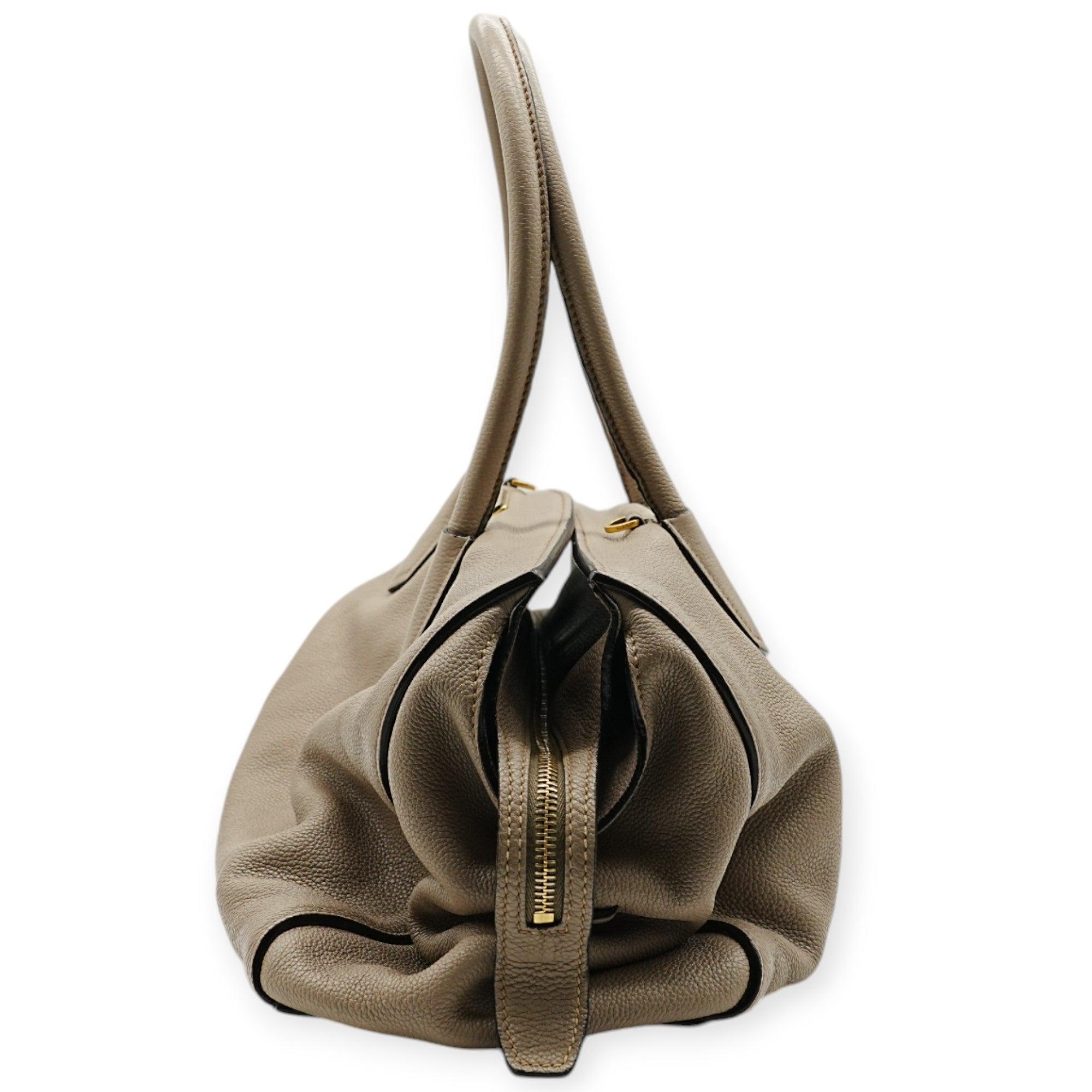 Prada Glace Grey Shopping Bag - '10s In Good Condition In Milano, IT