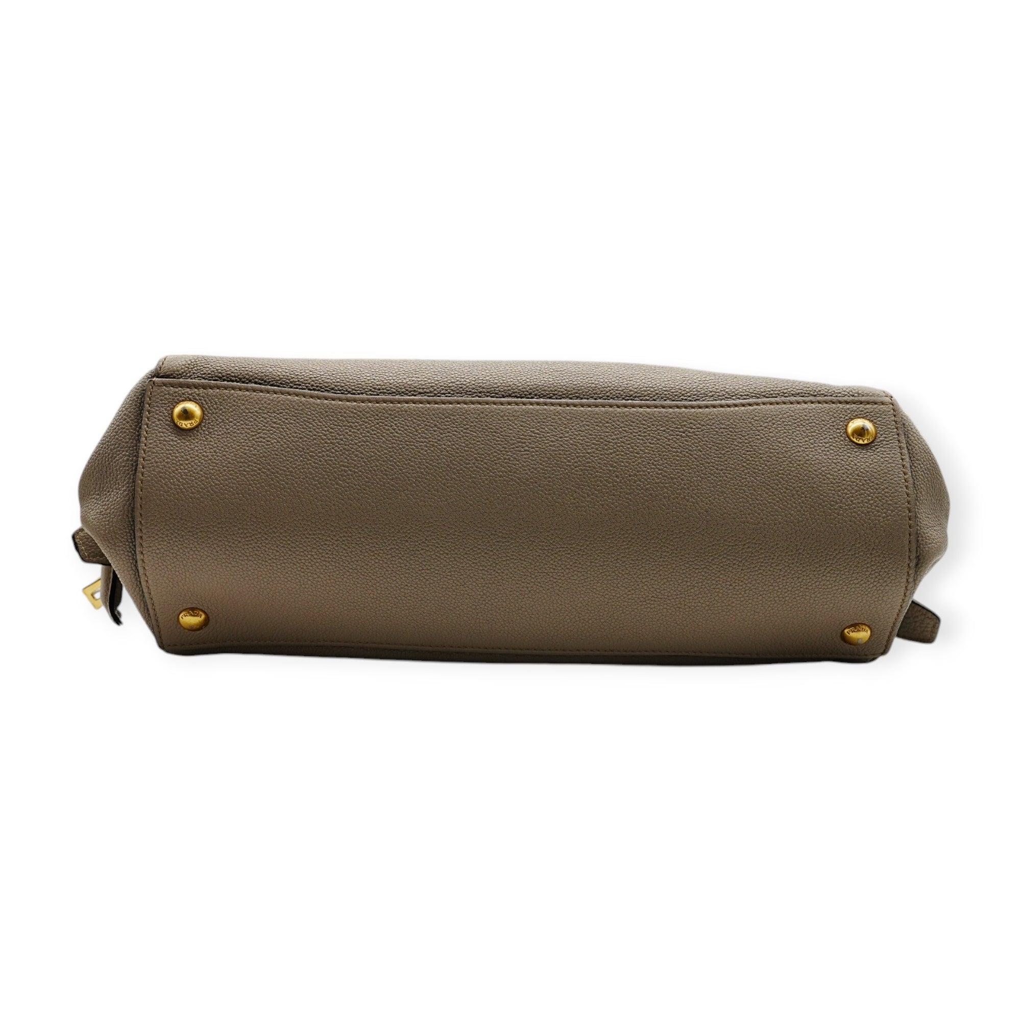 Prada Glace Grey Shopping Bag - '10s 1