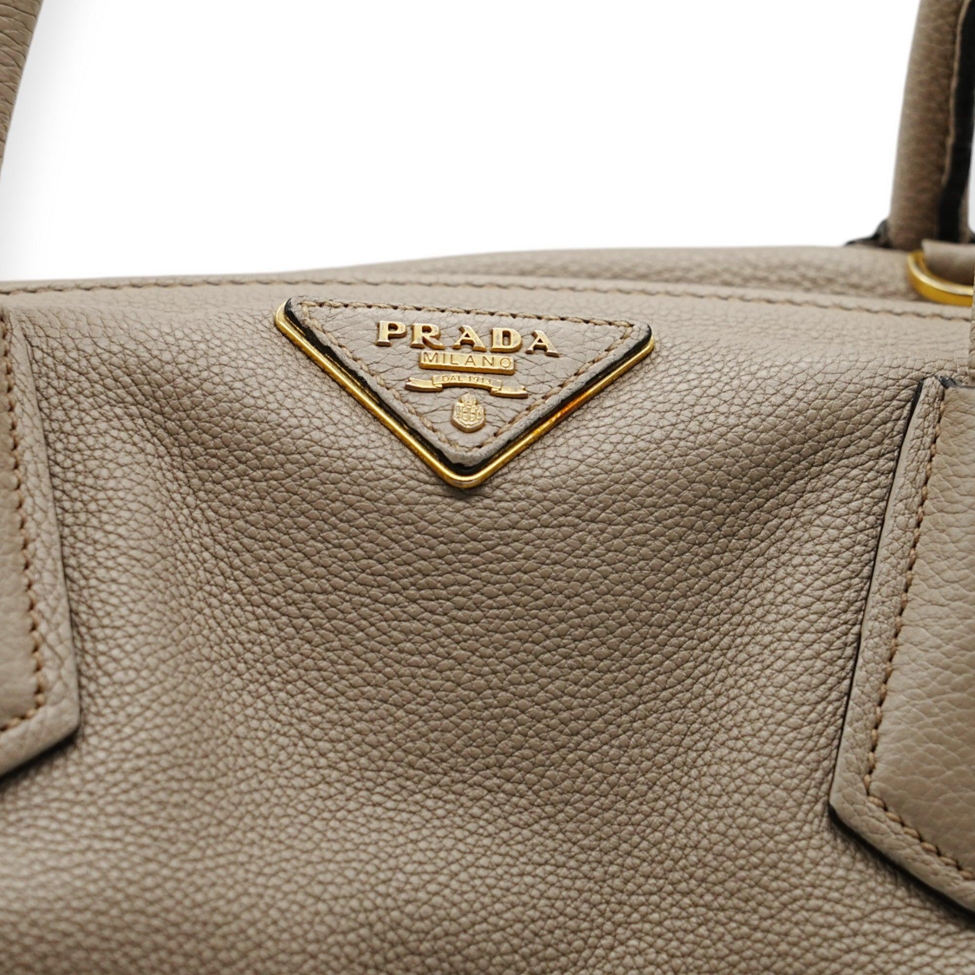 Prada Glace Grey Shopping Bag - '10s 2