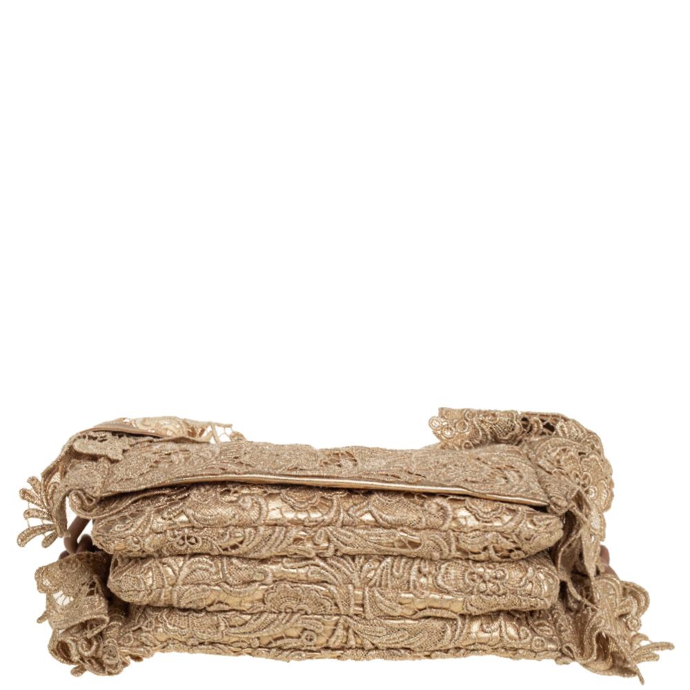 brown lace bag