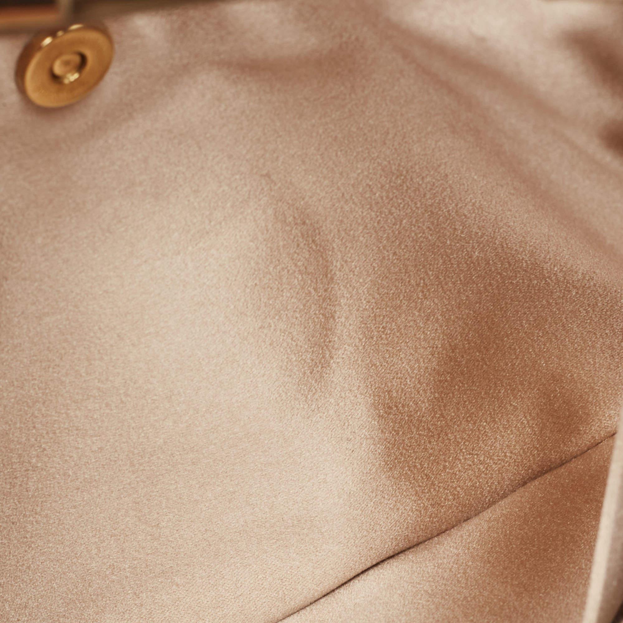 Prada Gold Satin Crystal Cleo Shoulder Bag 4