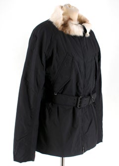 Prada Gore-Tex Fur detailed Jacket XS