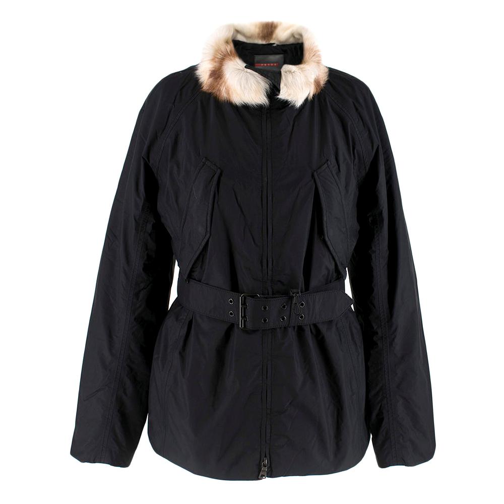 Prada Gore-Tex Fur detailed Jacket XS at 1stDibs | prada rn 98339 ca 34767  jacket, rn 98339 ca 34767 prada, prada rn 98339 ca 34767 coat