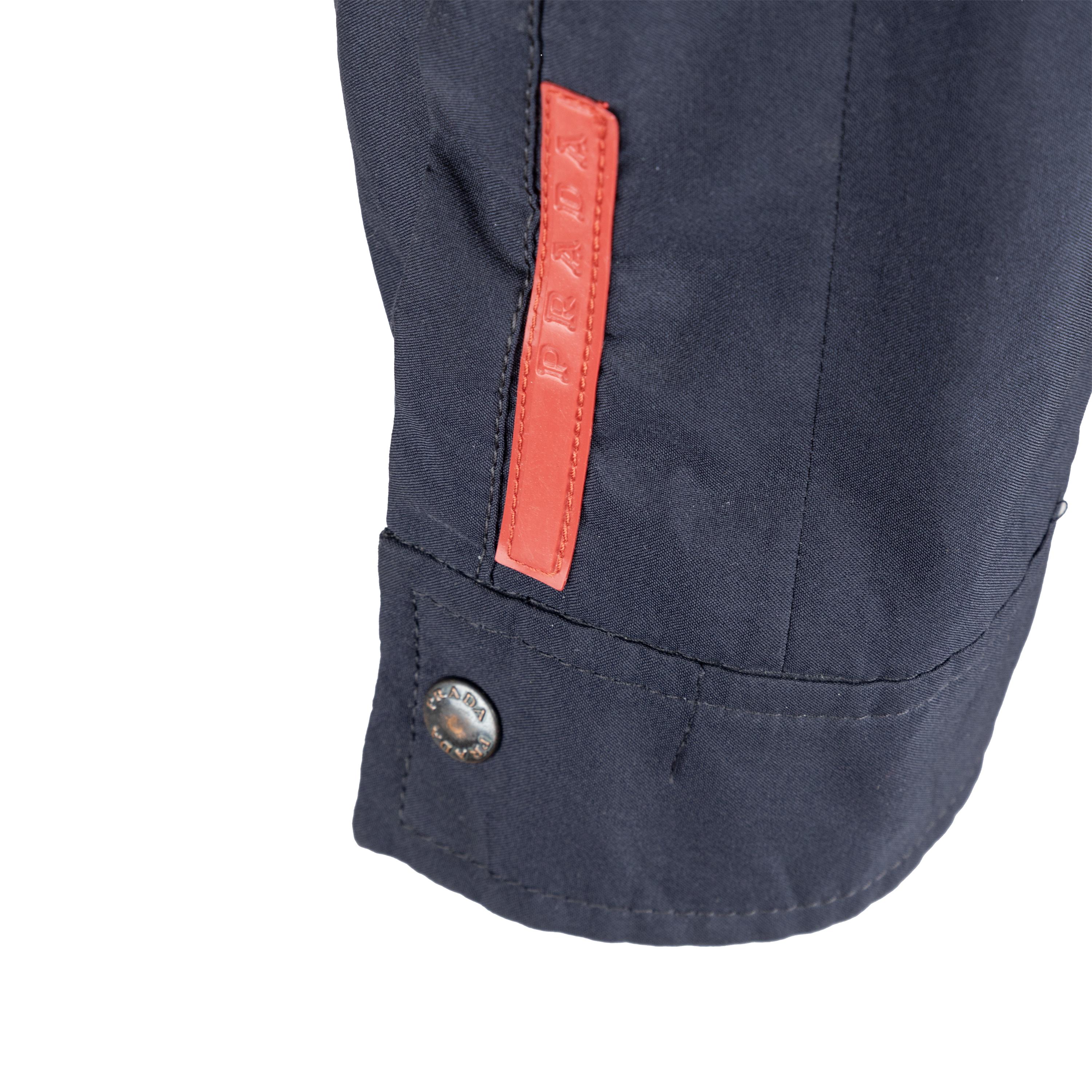 Black Prada Goretex Windbreaker Jacket - '00s For Sale