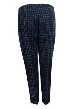 Prada, graphic checkered printed pantalon