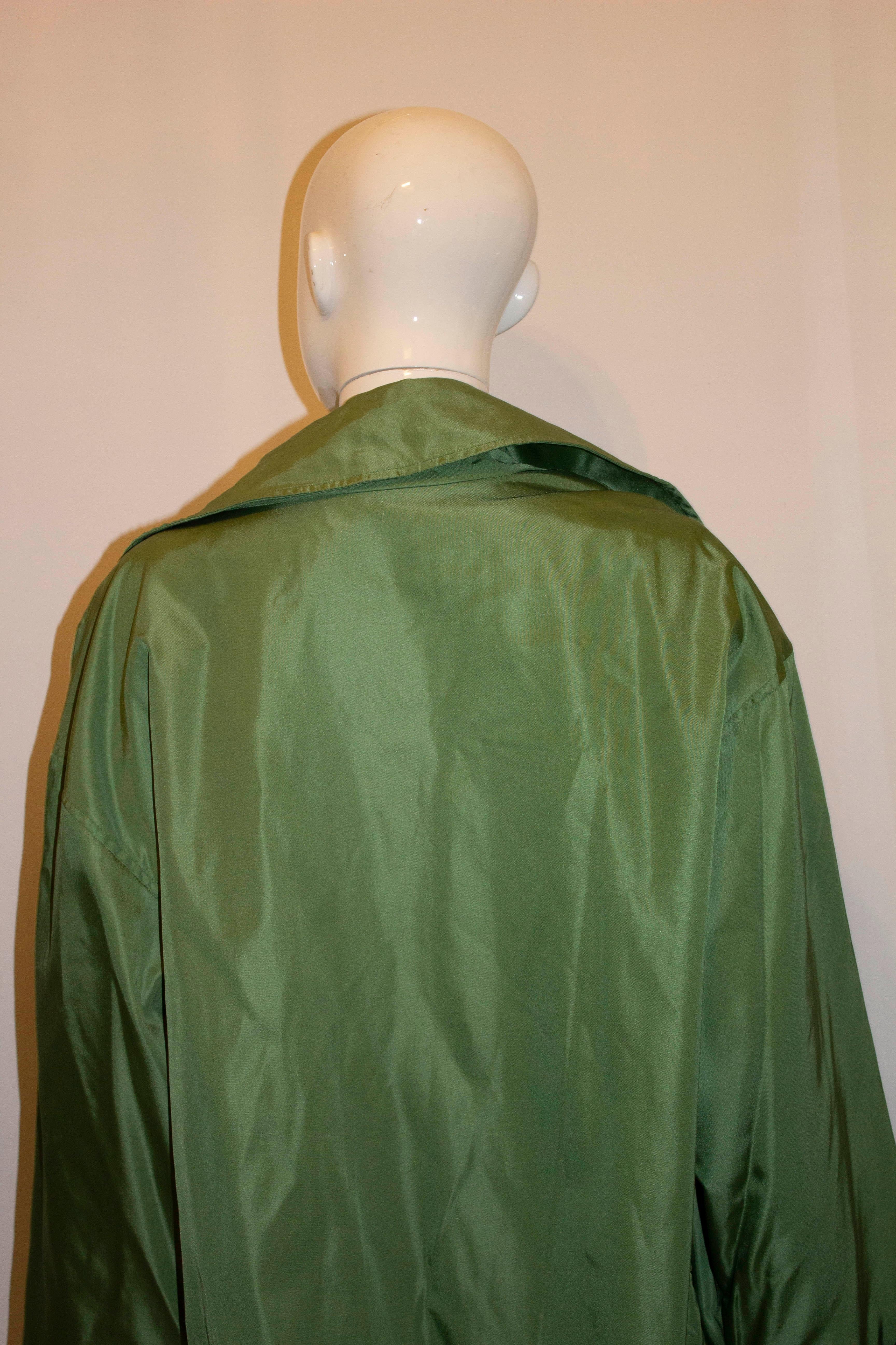 grass green jacket