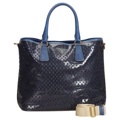 Prada Gray Fori Tote Bag