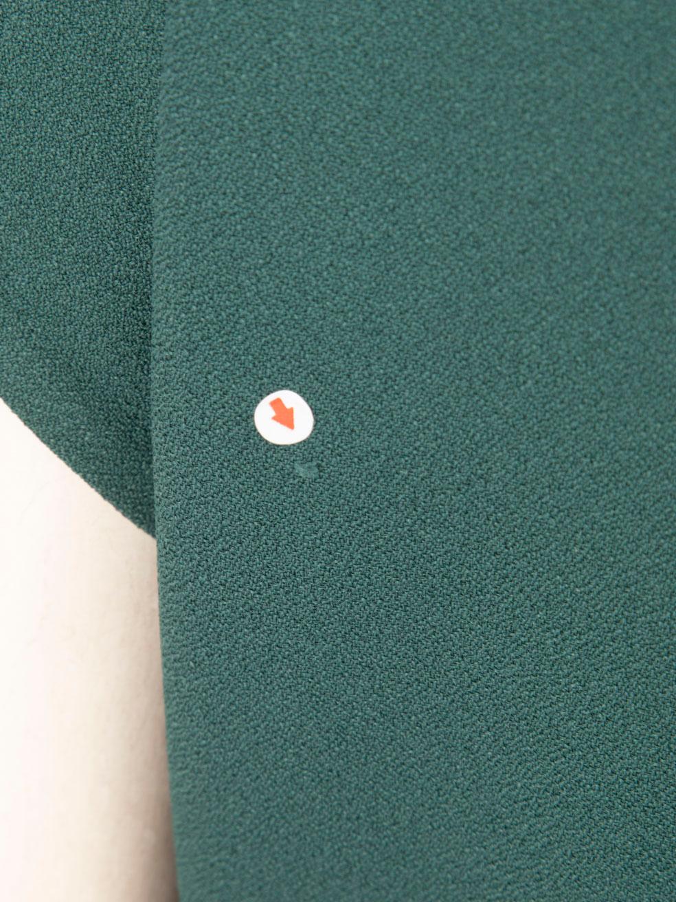 Prada Green & Black Short Sleeve Dress Size L For Sale 1