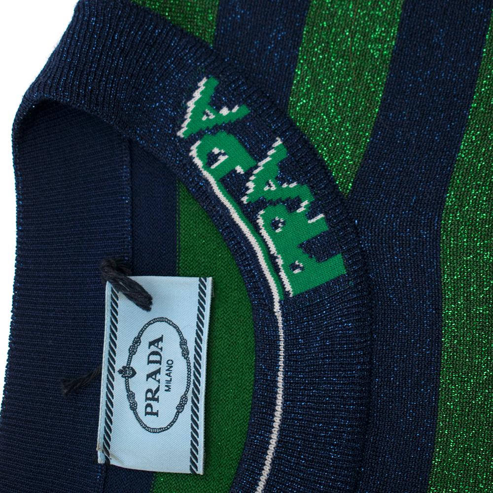 prada green sweater