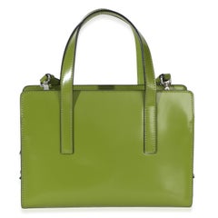 Prada Green Brushed Leather Mini Re-Edition 1995 Mini Bag