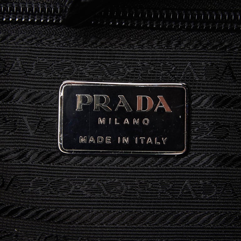 Prada Green Dark Green Nylon Fabric Shoulder Bag Italy at 1stdibs