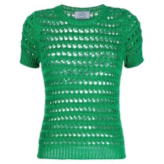 Prada Green Knit Top 