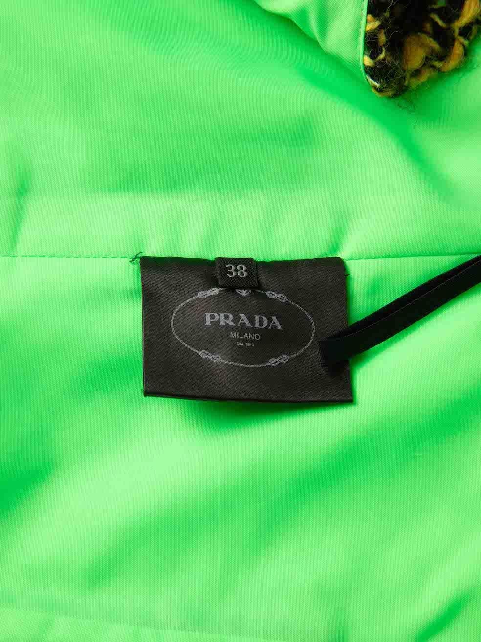Prada Green Knitted Strapless Corset Top Size XS For Sale 2