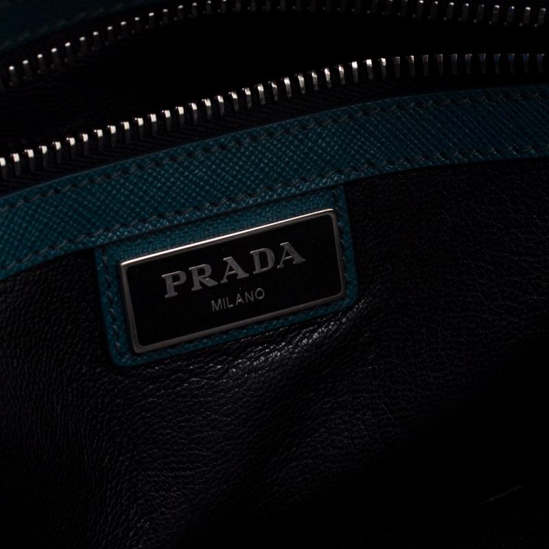 Women's Prada Green Leather Travel Organizer