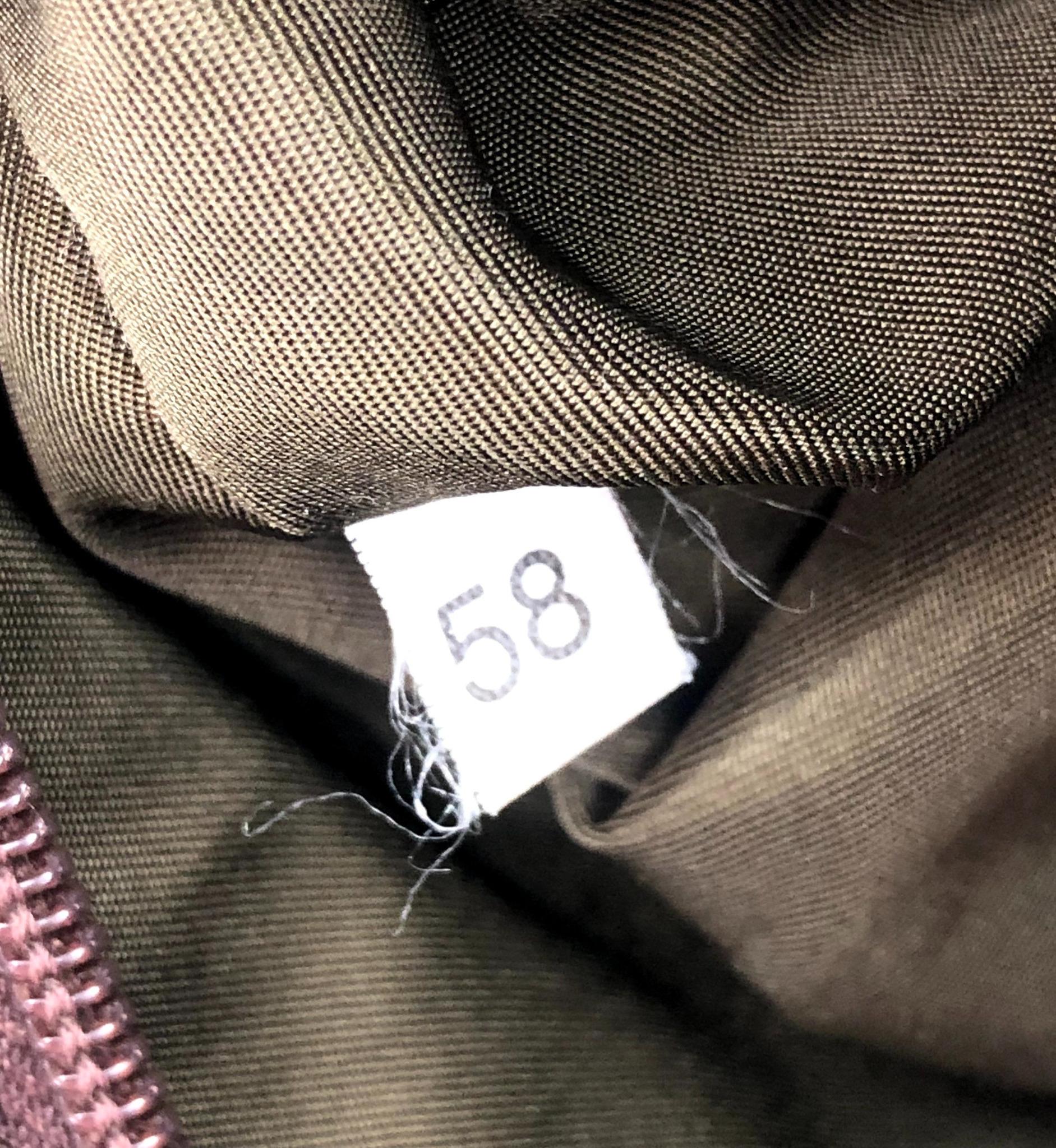 Prada green nylon brown leather resin chain strap shoulder bag For Sale 4