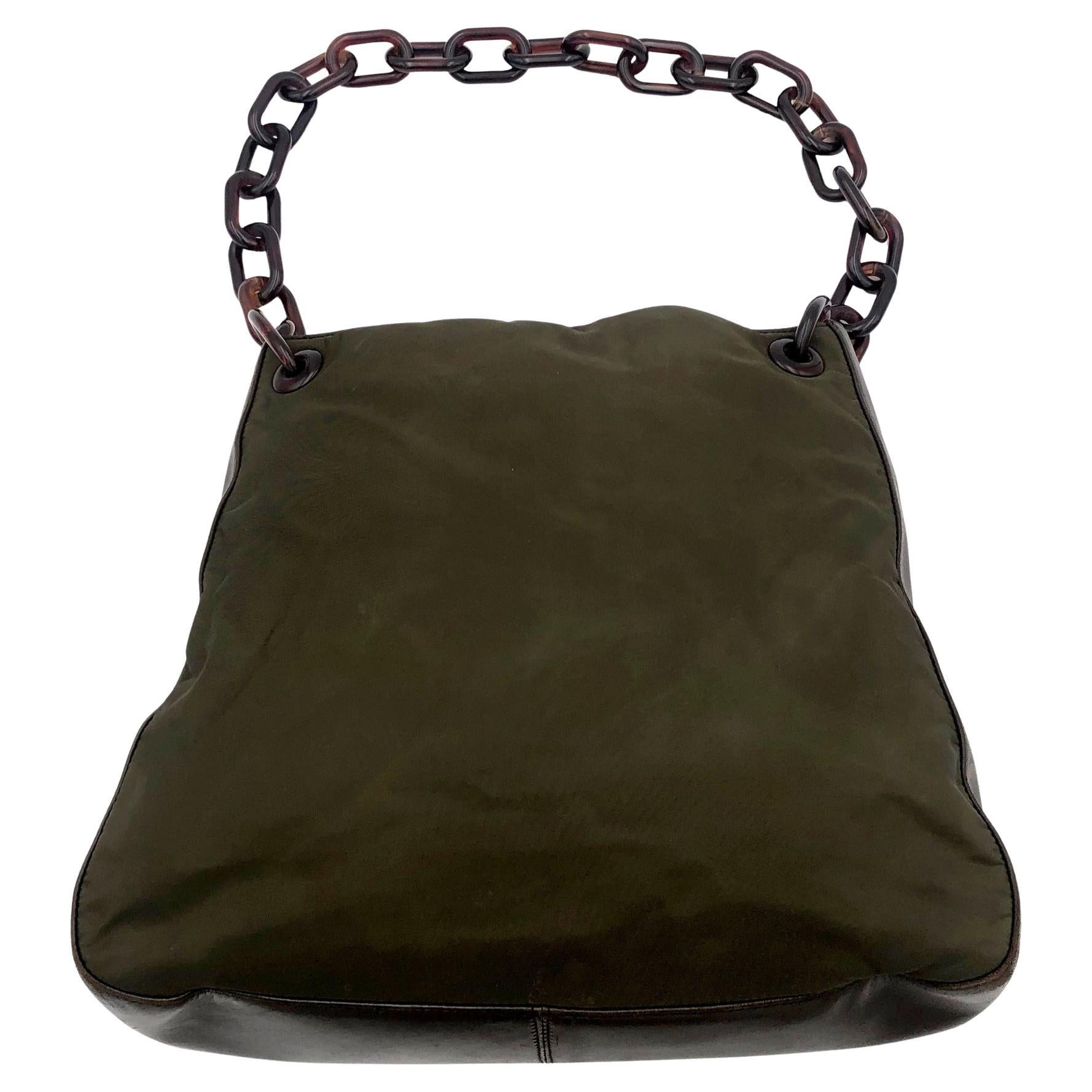Prada Vintage Leather Shoulder Bag - 16 For Sale on 1stDibs Prada Vintage Leather Shoulder Bag - 16 For Sale on 1stDibs