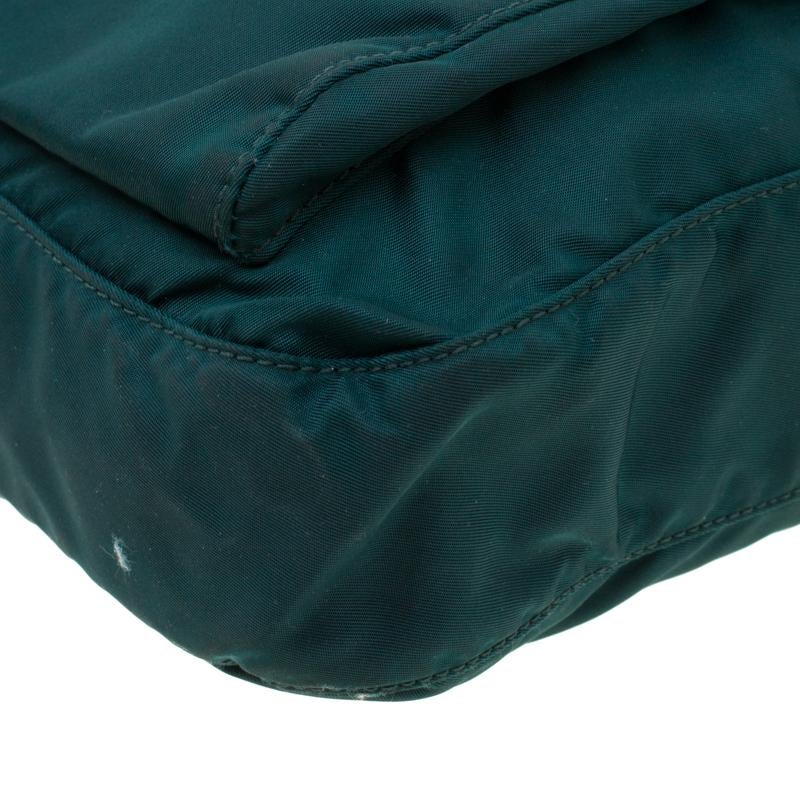 Women's Prada Green Nylon Crossbody Bag
