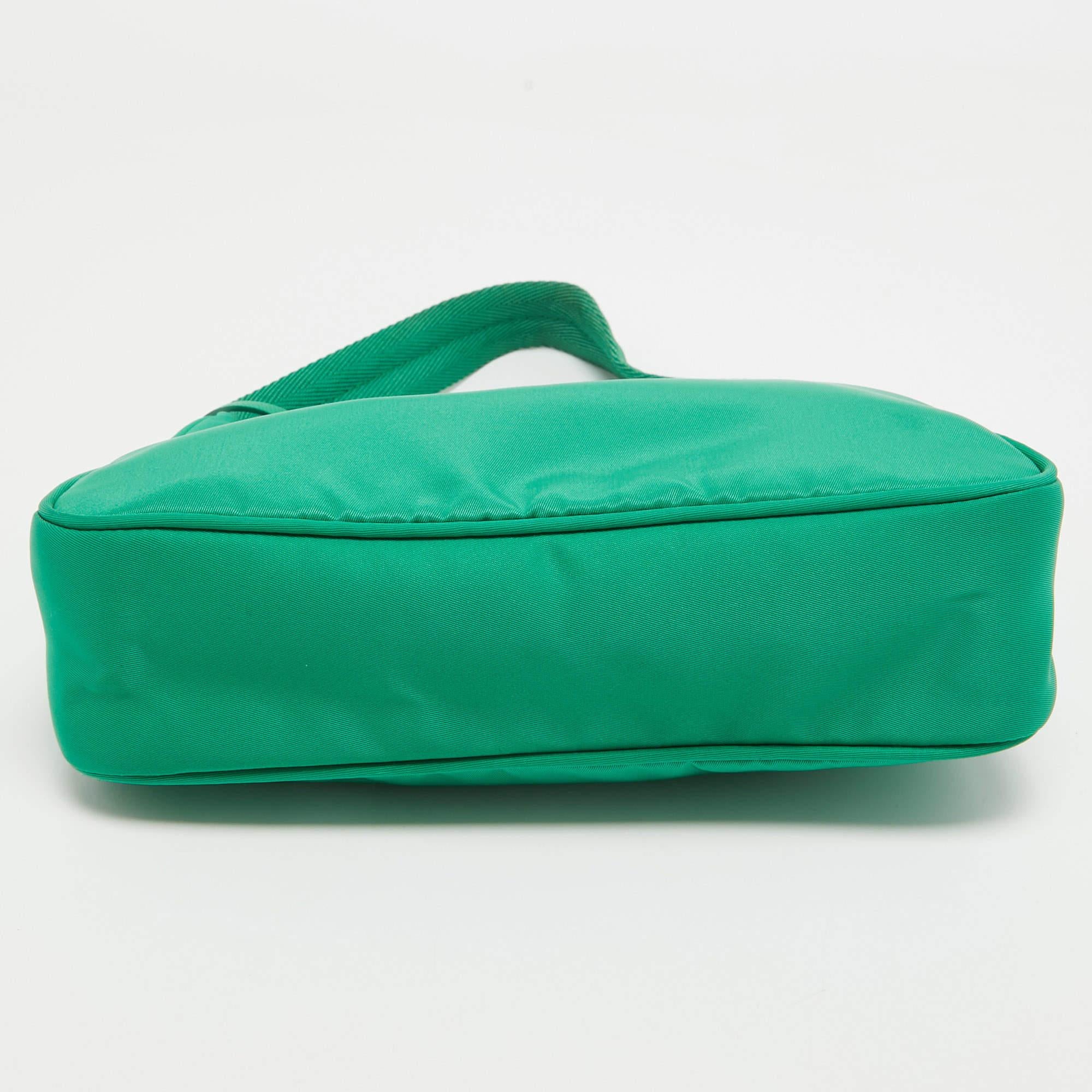 Prada Green Nylon Mini Re-Edition 2000 Shoulder Bag 4