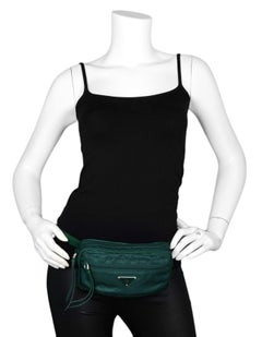 Prada Green Nylon Small Fanny Pack/ Belt Bag 30" - 34"