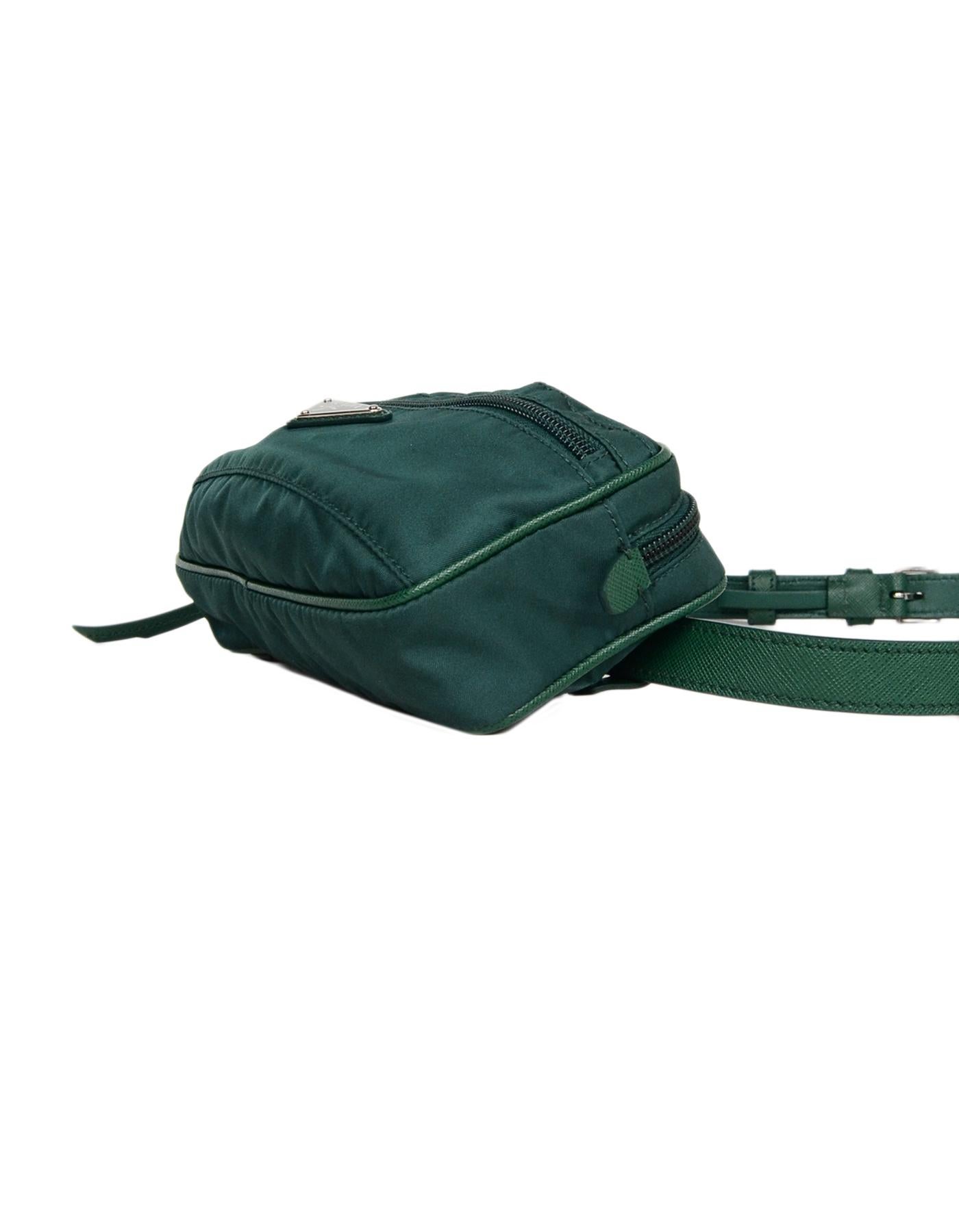 prada belt bag green
