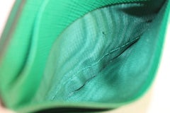 Prada Green Saffiano Leather Card Holder 57p825s