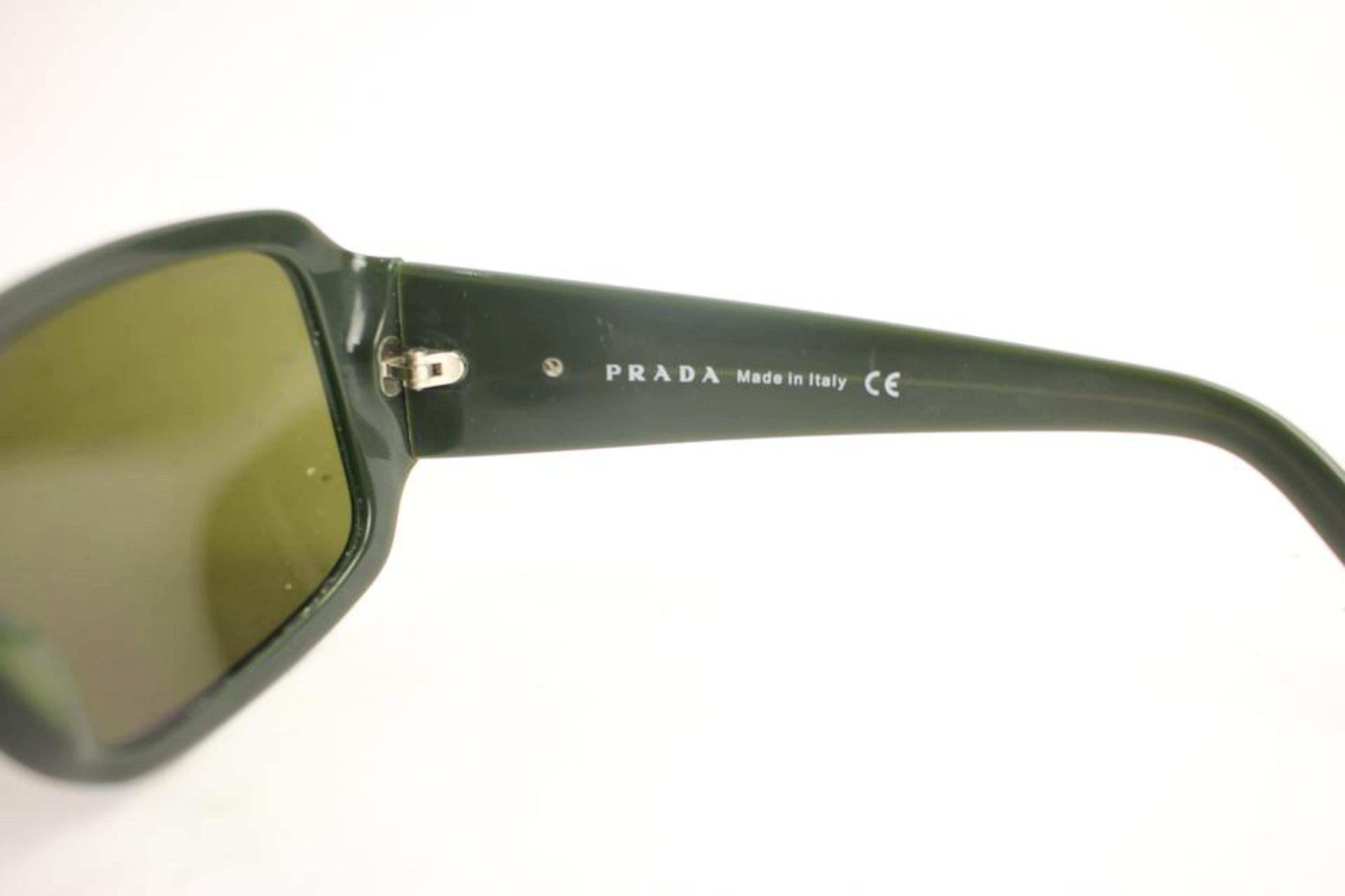 Women's or Men's Prada Green Spr14h 7bt-2p1 58pac920 Sunglasses For Sale