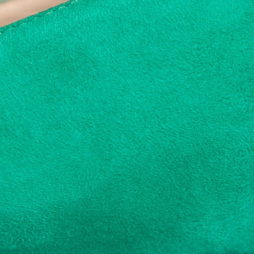 Prada Green Suede Kitten Pumps Size IT 38 1