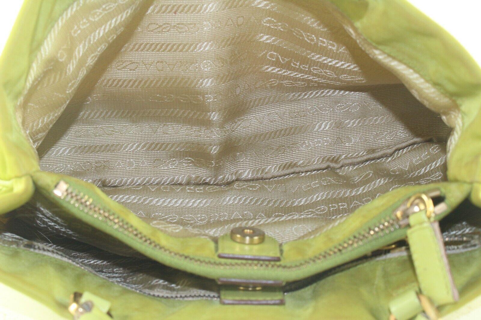 Prada Green Tessuto Nylon Shopper Tote Shoulder Bag 4PR831K 6