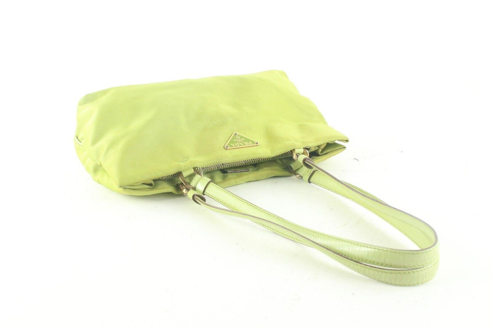 Prada Green Tessuto Nylon Shopper Tote Shoulder Bag 4PR831K 8