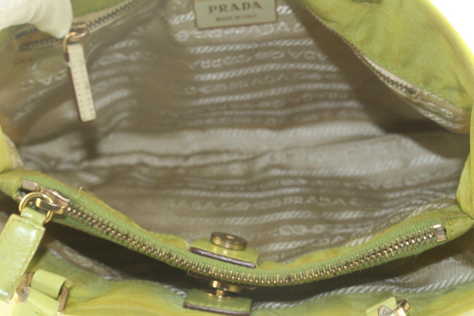 Prada Green Tessuto Nylon Shopper Tote Shoulder Bag 4PR831K 5