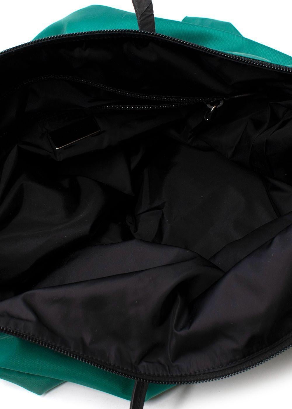 Women's Prada Green Tessuto Nylon Tote Bag