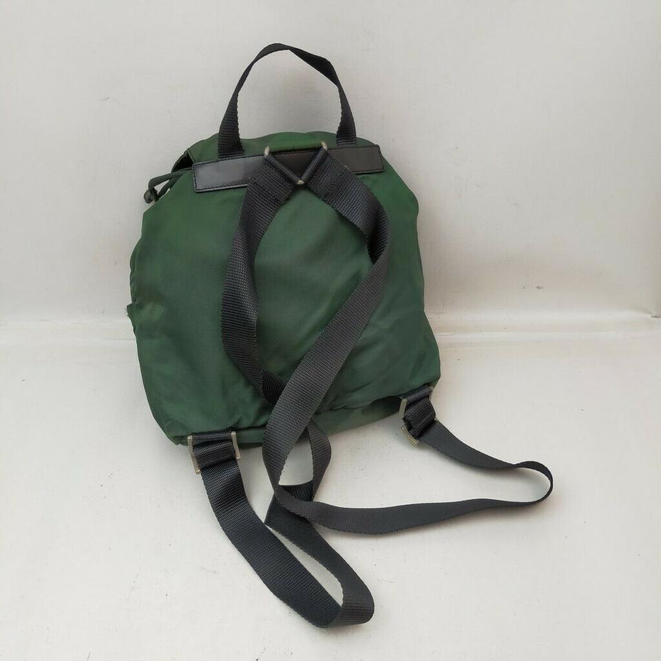 Prada Green Tessuto Nylon Twin Pocket Backpack  863285 4