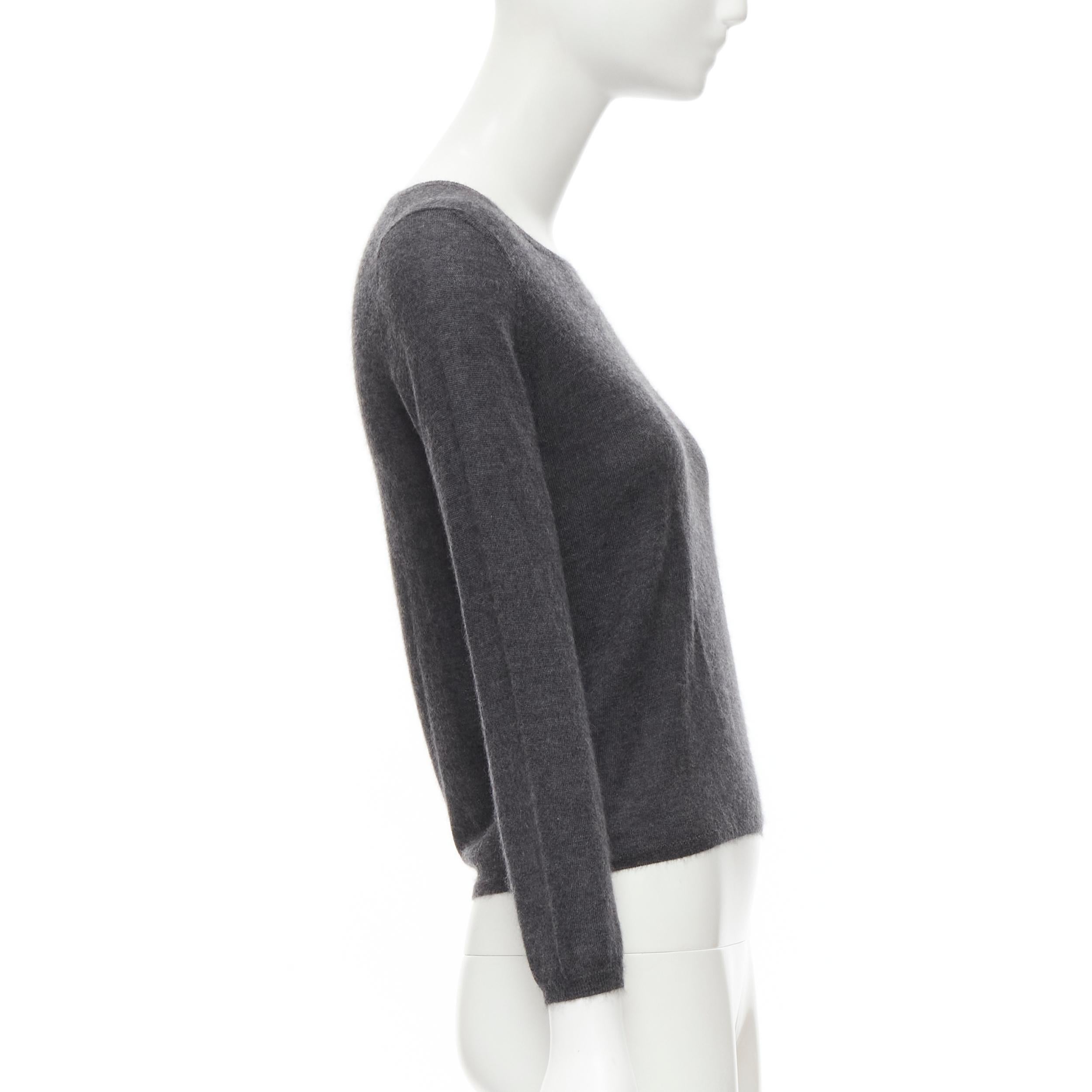 prada grey sweater