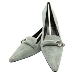 Prada grey heels