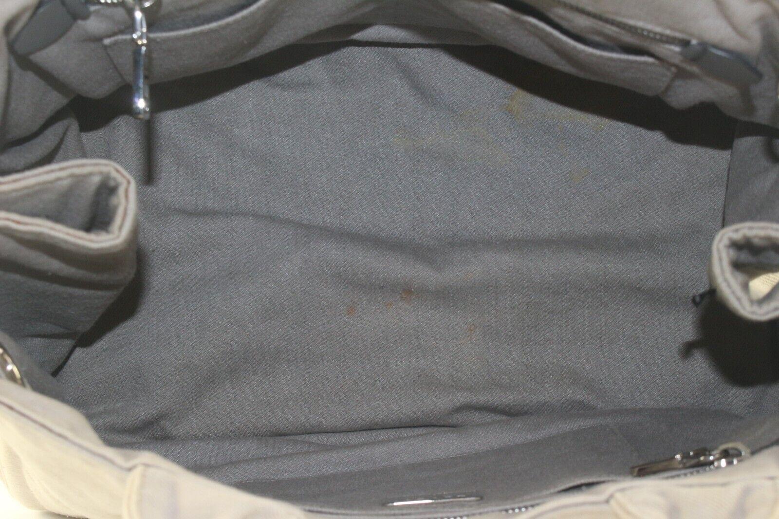 Prada - Fourre-tout gris à deux compartiments en cristal Jewell 2PR1129K en vente 2