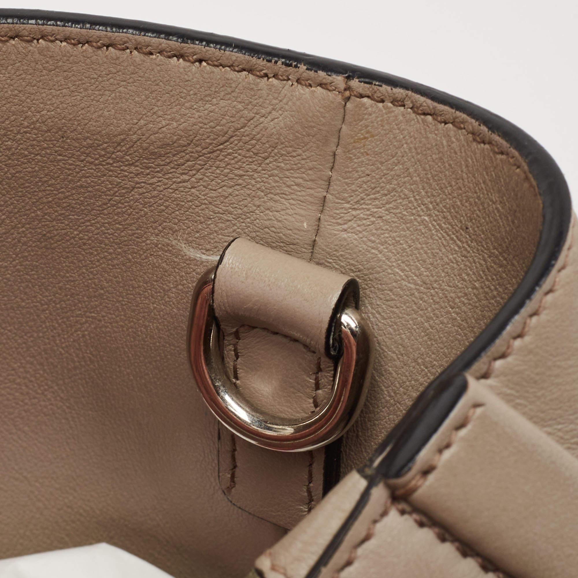 Prada Grey Leather Concept Double Zip Tote 13