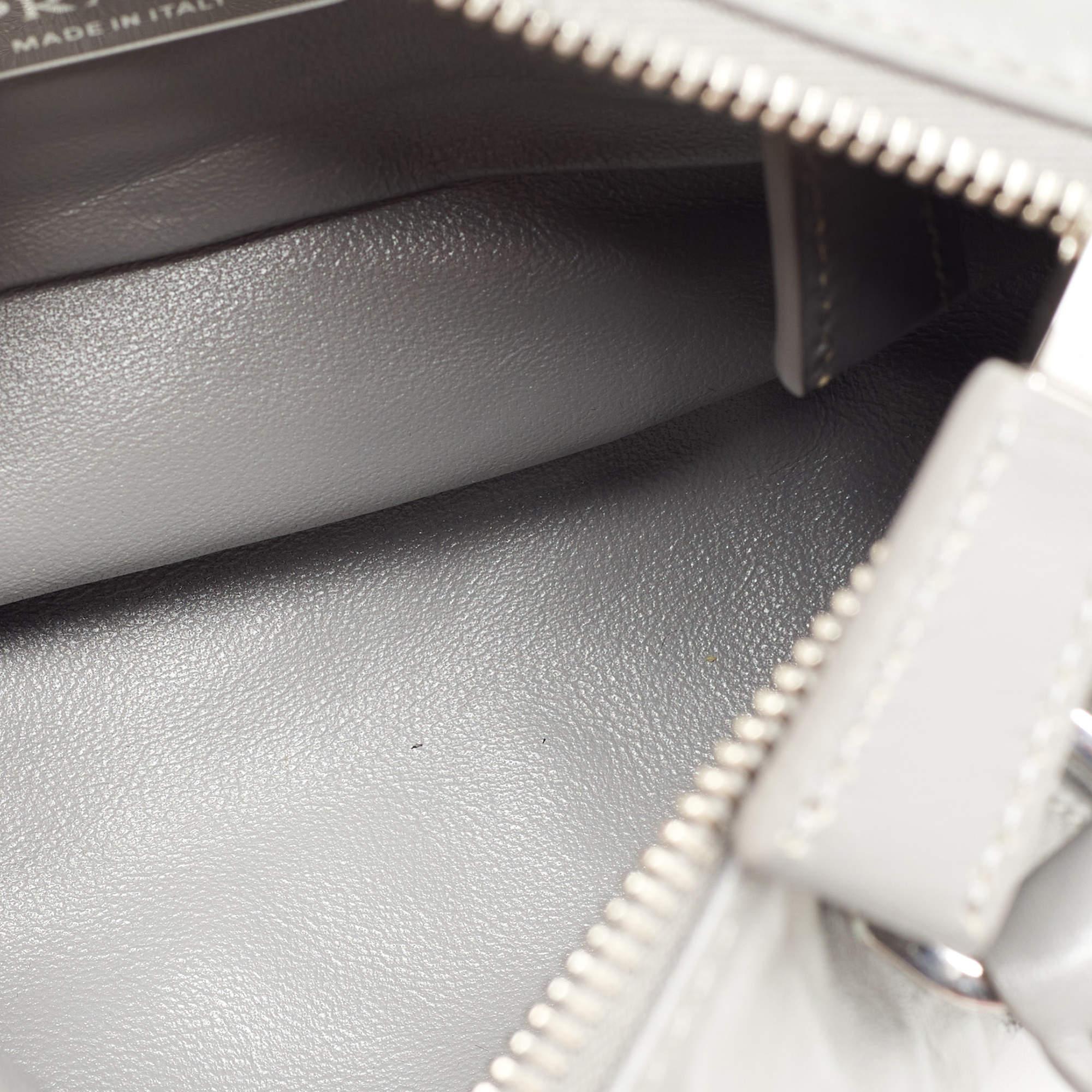 Prada Grey Leather Crossbody Bag 1