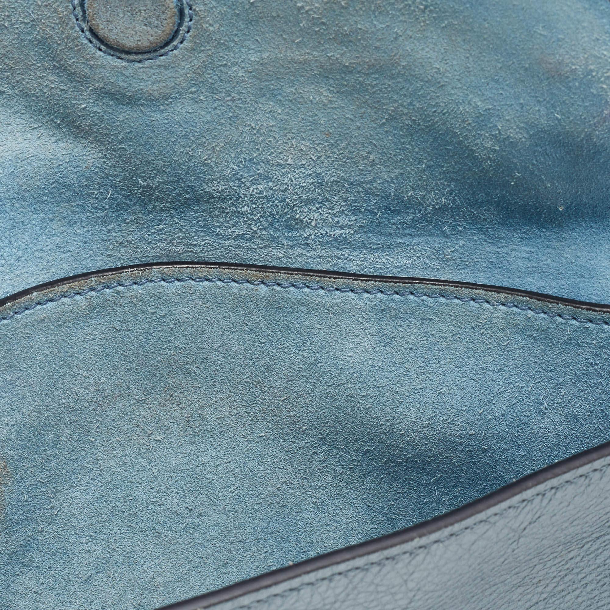 Prada Grey Leather Studded Etiquette Crossbody Bag 4