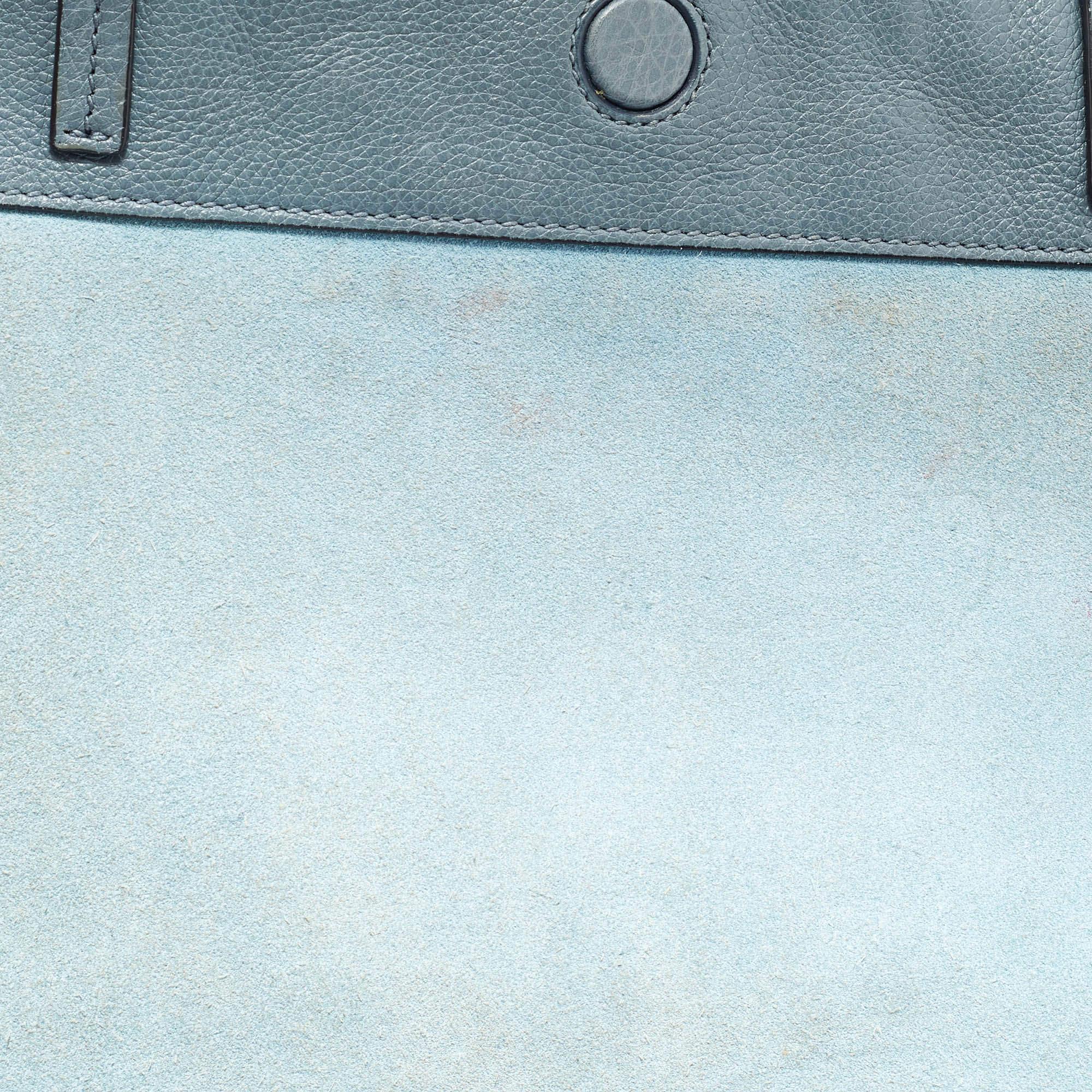 Prada Grey Leather Studded Etiquette Crossbody Bag 7