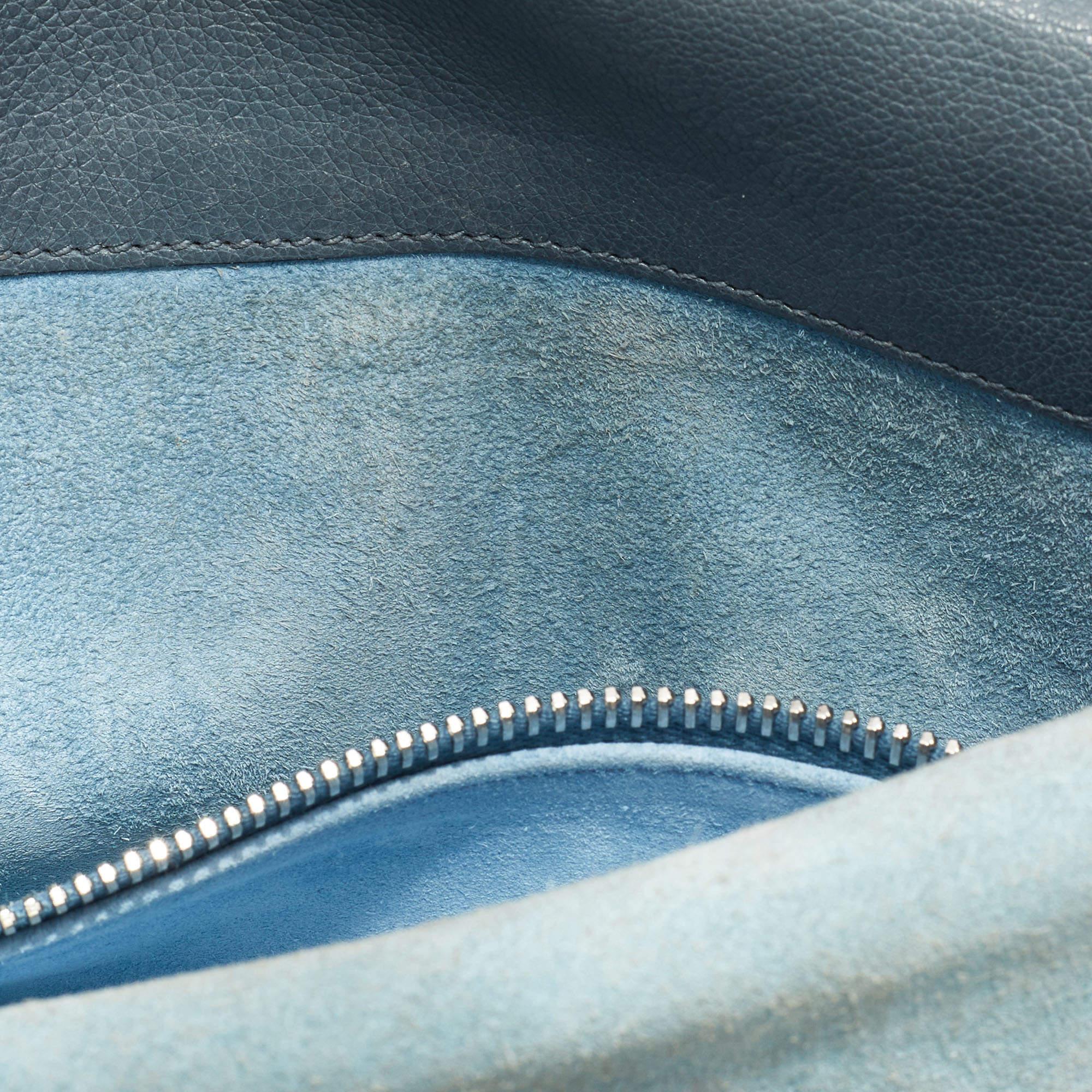Prada Grey Leather Studded Etiquette Crossbody Bag 1