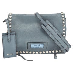 NEW Prada Black Saffiano Leather Crossbody Bag For Sale at 1stDibs