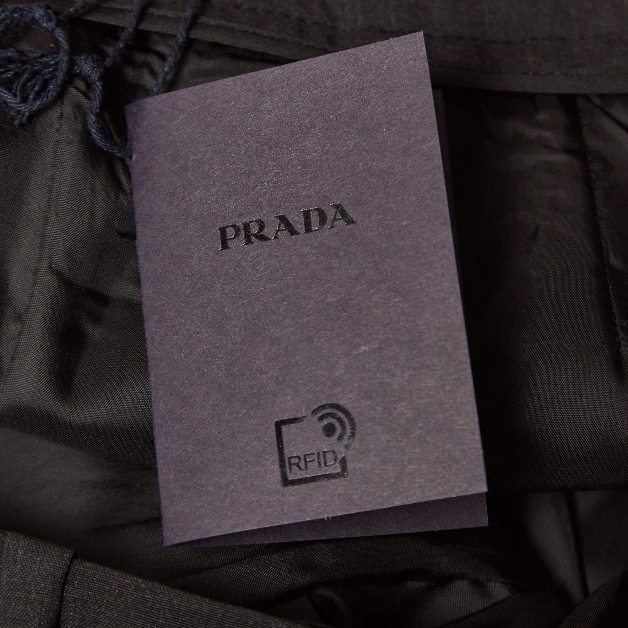 Women's Prada Grey Mohair Pencil Skirt S