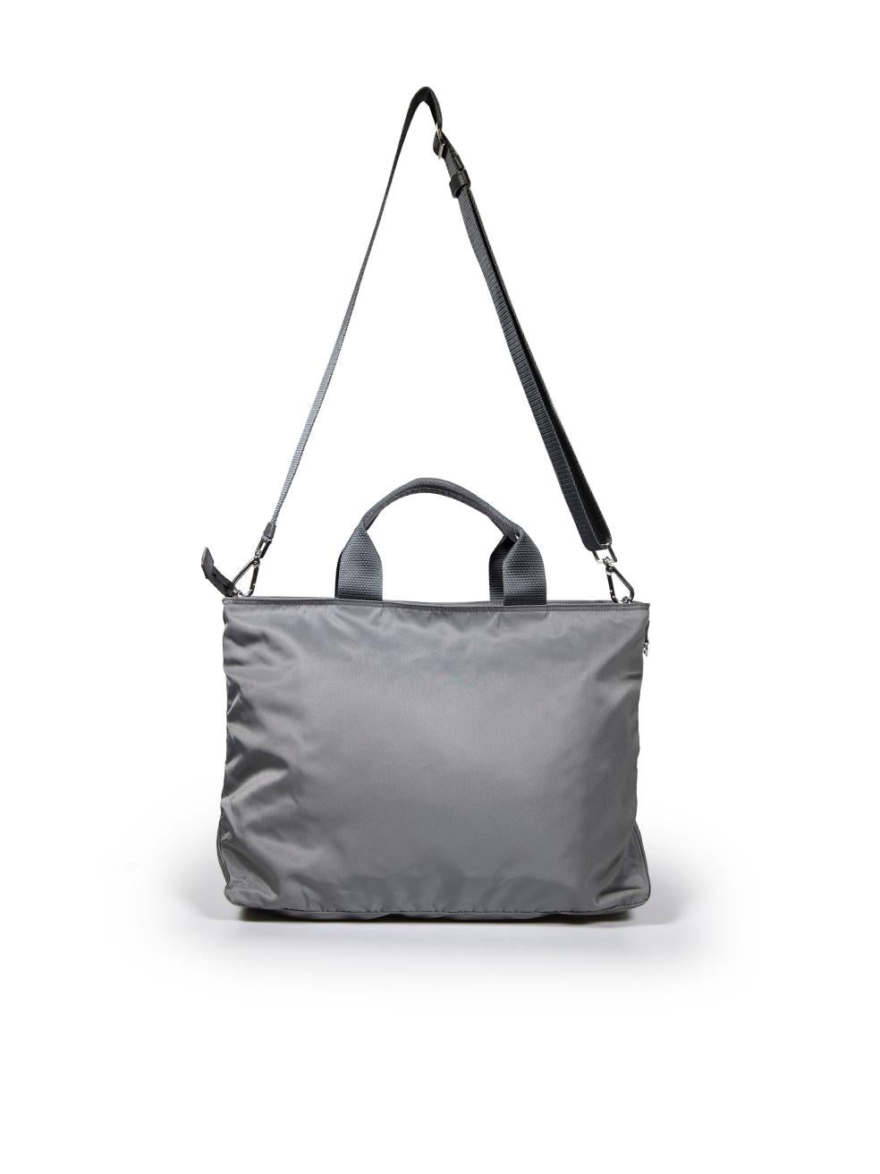 Prada Grey Nylon Handbag In Good Condition For Sale In London, GB