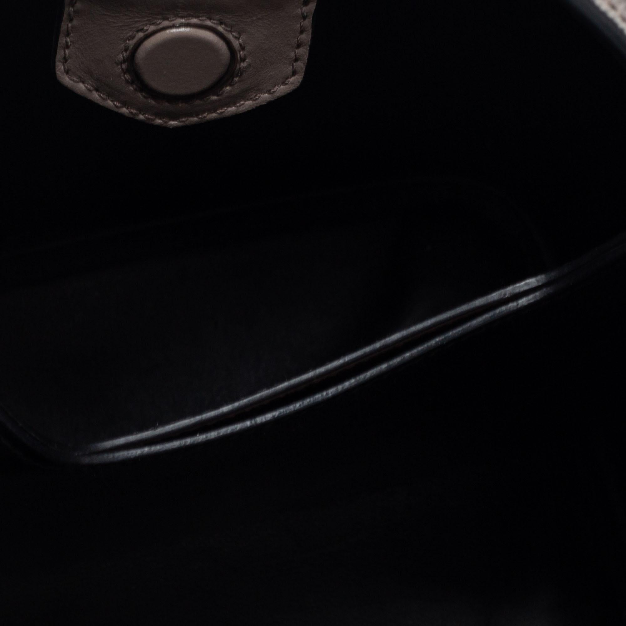 Gray Prada Grey Saffiano Lux Leather Medium Panier Top Handle Bag