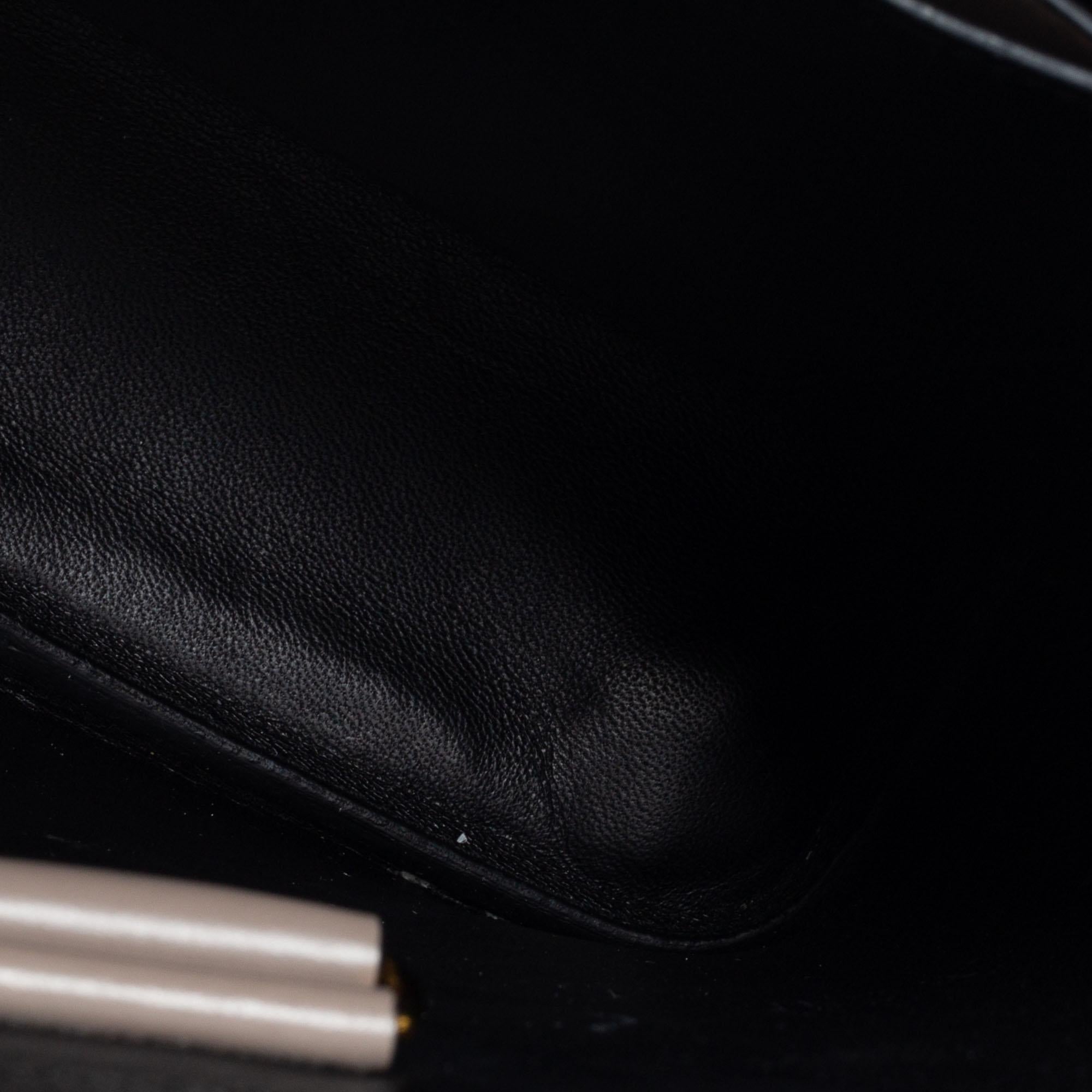 Prada Grey Saffiano Lux Leather Medium Panier Top Handle Bag In Good Condition In Dubai, Al Qouz 2