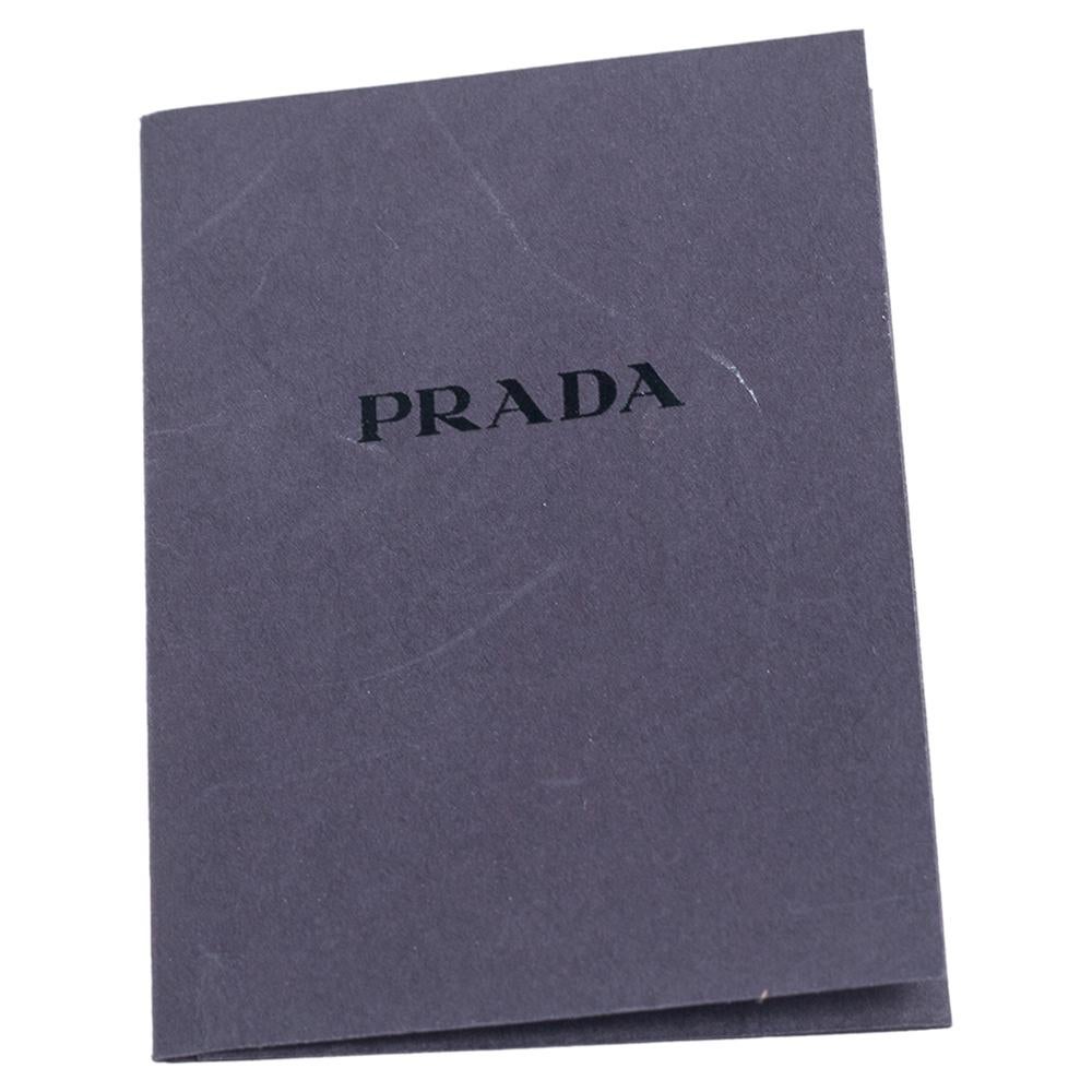Women's Prada Grey Saffiano Lux Leather Mini Sound Flap Bag
