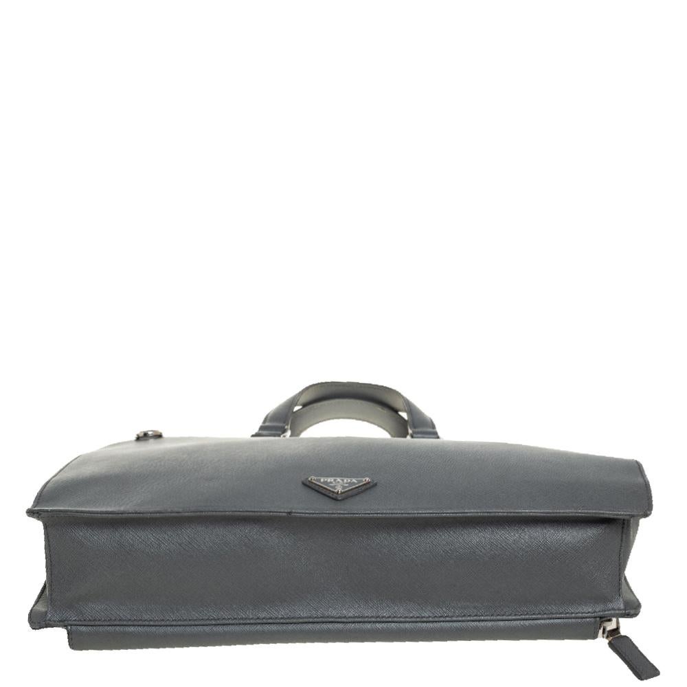 prada saffiano travel briefcase