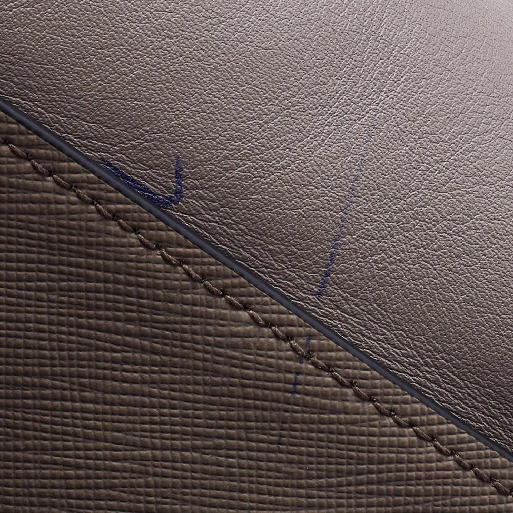Prada Grey Saffiano Lux/Soft Leather Convertible Tote 6