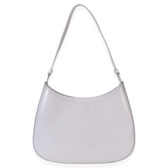 Prada Cleo-Tasche in Grau, Spazzolato, mittelgroß
